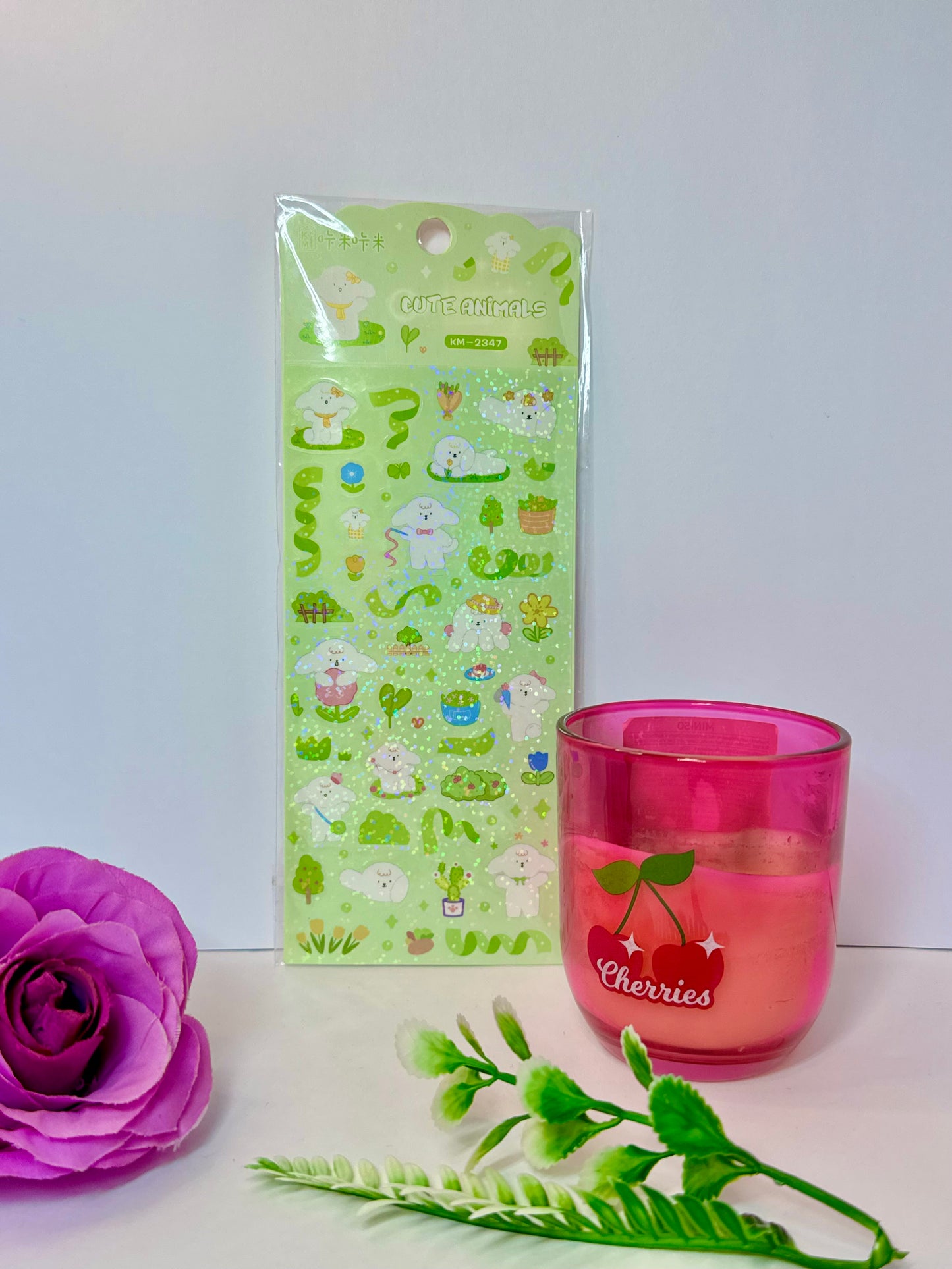 Láminas de Stickers Holográficos Cute