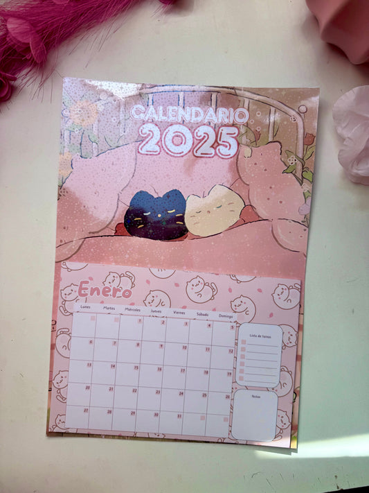 Calendario de pared gatitos regalones