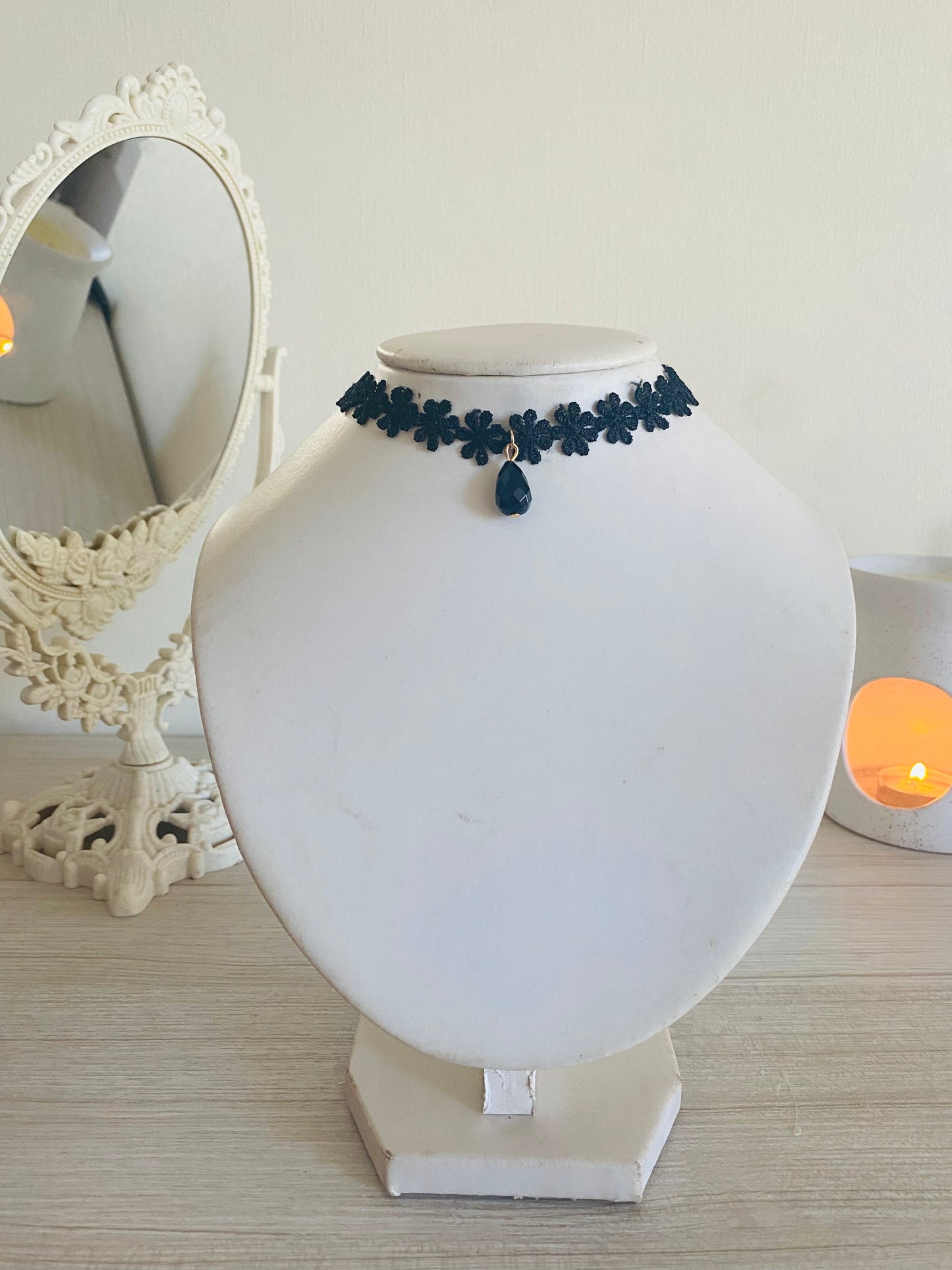 Choker: Flores Elegante