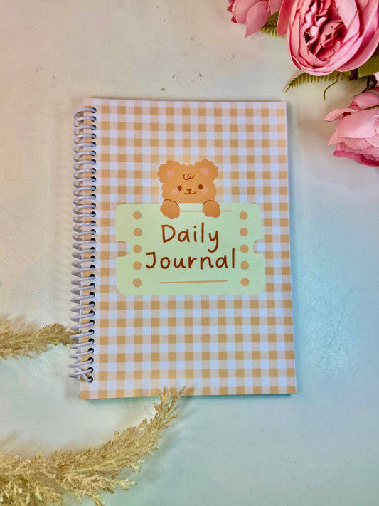 Libreta  mediana osito daily journal