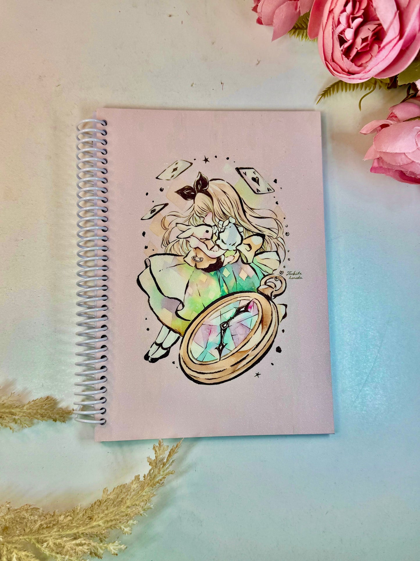 Libreta  mediana Alicie in the wonderland