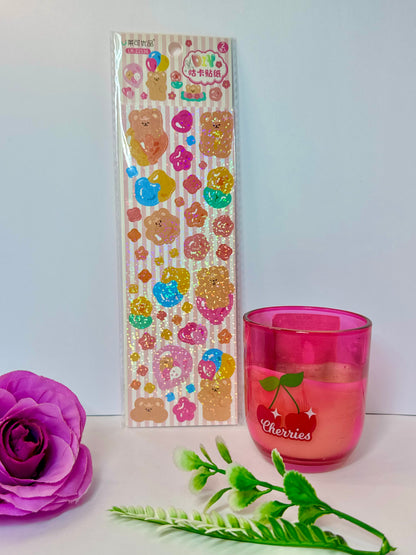 Láminas de Stickers Holográficos Cute